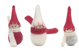 3 Stück Schneemann Anhänger Christbaum Figuren Anhänger Weihnachtsbaum Anhänger aus Filz Weihnachtsdeko Christbaumschmuck Anhänger Winterdeko Weihnachten Deko Weihnachtsanhänger (05) (Nichts Kordel)