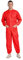 Sywiyi Herren Arbeitsoverall Werkstatt Einteiler Arbeitsanzug Schutzoverall Langarm Overall mit Bündchen Unisex Arbeiten Uniform Orange 5XL