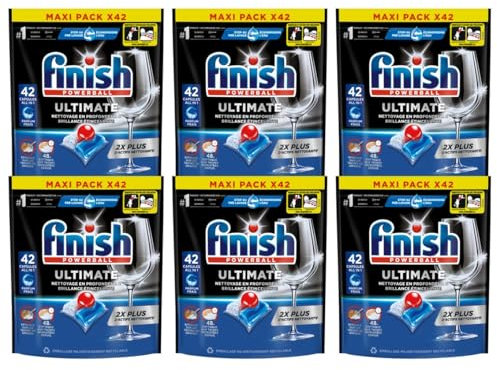 Finish Ultimate Pastilles Lave-Vaisselle All in One- Parfum Frais - 264 Tablettes Lave-Vaisselle