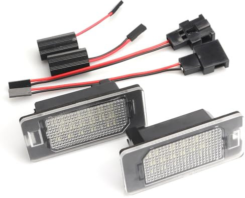 LED License Plate Light 12v,for Audi A1 8X/A3/S3/A4/S4/A6/S6/A7/Q3/Q7