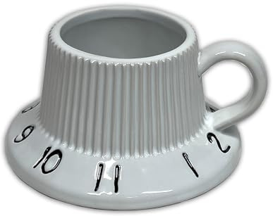 Generisch Chibson The Tone Mug Keramik Gitarren Kaffetasse Potiknopf 300 ml