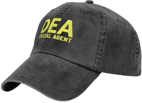 Mode Hip Hop Hut DEA Special Agent Gewaschene Baseballkappe Betäubungsmittel Special Agent Vintage Hip Hop Hüte Frühling Weiblich Männlich Outdoor Gym Snapback Cap