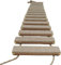 Katzenleiterbrücke für Wand, Sisalseil Klettergerüst, Kratzbaum, Treppe, Haustiermöbel für Kätzchen und Katzen, Spielzeug, Katzenbaumturm (100cm)