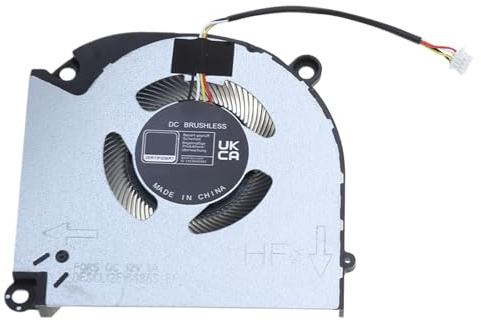 WKabnkn Ventola di raffreddamento CPU GPU per computer portatili DC5 V 4 pin 4 fili per COLORFULB X15 AT / X15 XS22 / X17 AT parte laptop CPU GPU ventola di raffreddamento