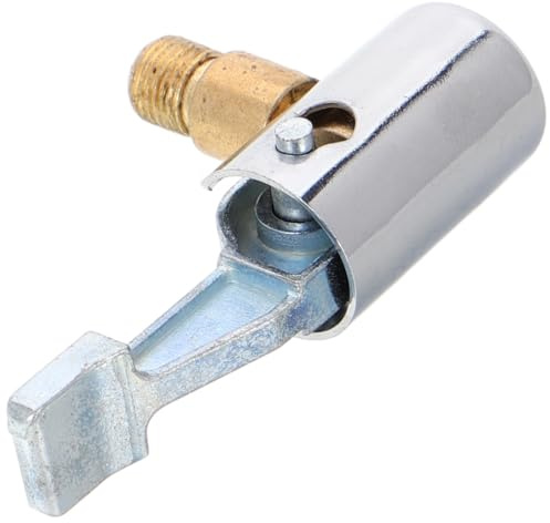 Alipis Clip on Tire Chuck Air Chuck Adapter for Air Compressor Locking Hose Connector for Bike Pump Car Tyre Inflation Quick Connect Pump Accessory Portable 5.50 X 3.00 X 1.50 cm