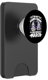 Born In March Birthday Gnome For Gaming Party And Best Gamer PopSockets PopWallet per MagSafe