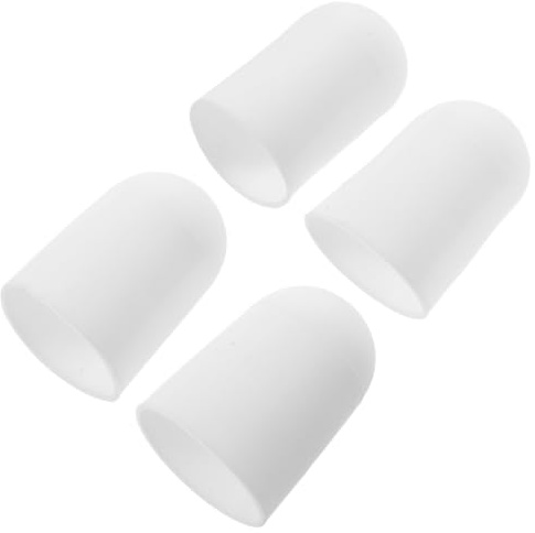 TOYANDONA 4pcs Flashlight Diffuser Caps, Silicone Soft Light Covers for 39-43mm Lamp Heads, Universal Fit for Flashlights and Lanterns, Indoor Lighting Emergency Use