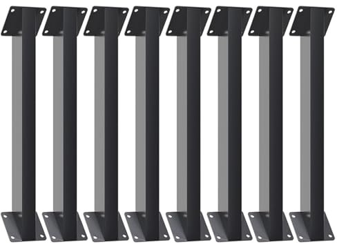 Heavy Duty Bracket Kit for Pergolas, 8PCS 45-Degree Angle Brackets, Roof Riser Beam Brackets for Gazebo and Patio Installations