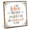 TypeStoff Holzschild mit Spruch – NICHT PERFEKT – im Vintage-Look mit Zitat als Geschenk und Dekoration zum Thema das Leben ist schön - HS-00351