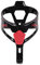 ZEFAL Pulse A2 - Porte-bidon vélo très léger - 26g Mixte Adulte, Noir/rouge, Taille unique