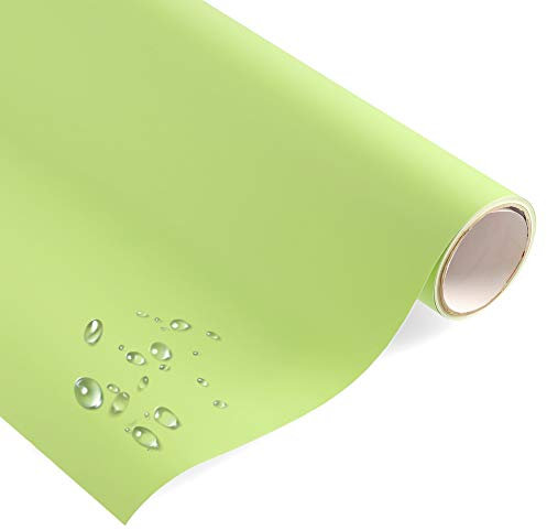 timalo® Klebefolie Uni Matt PASTELLGRÜN - selbstklebende Möbelfolie Dekofolie grün pastell, Vinyl Folie - Made in Germany (Meterware am Stück, je 1 Meter x 63 cm)