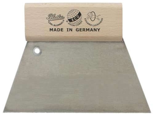 Dönges - Spatola dentata 180 mm, dentatura A4, distanza tra i denti 1,1 mm, profondità dei denti 0,75 mm