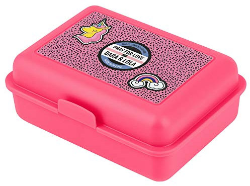 Baagl Contenitore per il pranzo per bambini per la scuola – Lunch Box per ragazze, asilo – Jausenbox, pane, pane, snack box (Lola)