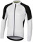 BERGRISAR Men's Cycling Jersey Tops Long Sleeve Mountain Bike Bicycle Shirts with 3+1 Rear Pockets BG012 White Size X-Large