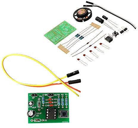 BliliDIY 5 Pezzi Kit Modulo Campanello Fai Da Te Ne555 Ding Dong Bell Musica Fai Da Te Kit Di Formazione Produzione Elettronica Fai Da Te