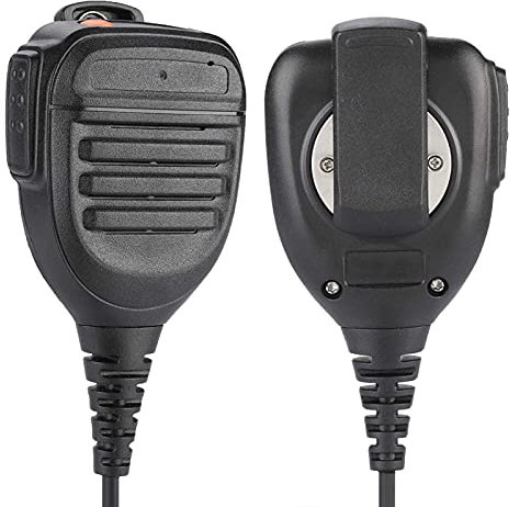 VBESTLIFE Handmikrofon, 3,5-mm-PTT-Handheld-Walkie-Talkie-Radio-Lautsprechermikrofon für FT1D FT1XDR FT2DR FT2XDR FT-50 FT-60 FT-10R FT-40R