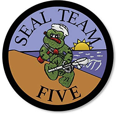 Sticker-Designs 10cm! Klebe-Folie Wetterfest Made-IN-Germany Navy Seal Team Five UV&Waschanlagenfest Auto-Aufkleber Profi-Qualität! F3464