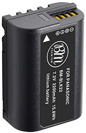 BM Premium DMW-BLK22 Battery Replacement for Panasonic Lumix S9, G9 II, GH5 II, GH6, DC-S5, S5 II, S5 IIX, DMW-BG1, DMW-BGS5 Cameras