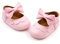 MAHUAOYIXI Scarpe Neonati in Pelle Tinta Unita Scarpe da Bambine Primo Passo Scarpe Festa Passeggio all 'Aperto Autunno Scarpe Battesimo Neonata Bambina Elegante con Fiocco (Rosa, 0-6 Mesi)