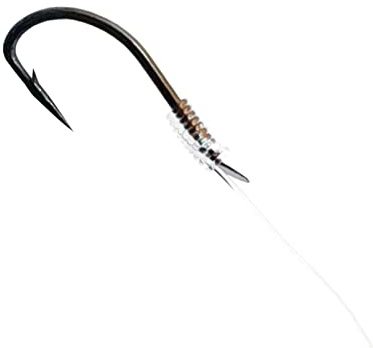 FLADEN GOTCHA - 150 Assorted Hooks To Nylon Micro-barbed - Bulk Pack - Coarse Match Fishing Maggot (Snelled) Ready Tied Spade 30cm Hook Length In Sizes 10, 12, 14, 16 & 18 [85-040B]