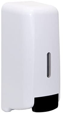 OFFICER PRODUCTS Seifenspender Flüssigseifenspender zur wandmontage Basic/Wandbefestigung Einzelkopf Manueller/Desinfektionsgelspender für Badezimmer Toilette, Weiß, 1 L, 22038211-14