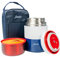 FASIAH Thermos Alimentaire Acier Inoxydable, Boites Isotherme Chaud 750ml, Lunch Box sans BPA, Mug, Sac Voyage pour Repas Chaud, Café, Soupe à emporter (drapeau France Blue, White, Red)