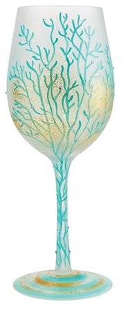 Enesco Lolita Verre à vin sous la mer, 15 ounce