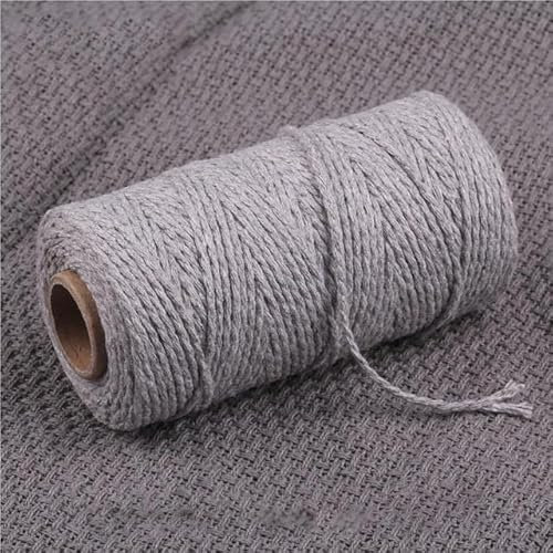 SAMCRY 110Yards 2mm DIY Macrame Yarn Cords Decorative Warp Cotton Knitting Craft Thread For Party Wedding DIY Cord Decoration Accessory-13