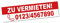 Finest Folia Personalisierbarer Werbesticker Aufkleber Sticker für Wohnungen Garagen Autos Boote Häuser Folie selbstklebend wetterfest (Zu vermieten)