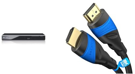 Panasonic DVD-S700EG-K DVD-Player & KabelDirekt – HDMI-Kabel – 2 m