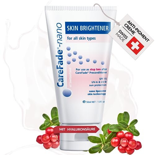 Medskina CareFade Anti-Pigmentcreme - Anti Pigmentflecken Gesicht & Handcreme - Dark Spot Correcting Serum für Schwangerschaft- Altersflecke - SPF15 50 ml