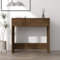 INLIFE Schreibtisch Braun Eichen-Optik 80x40x75 cm Holzwerkstoff,Braun,21.4KG,815476