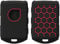 kwmobile Key Cover Compatible with Volvo 4-button car key Keyless Go - Soft Silicone Car Key Fob Holder Protector Case - Black/Red