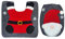 Toilet Seat And Rug Set, Santa Toilet Seat Decoration Toilet Seat And Mat Toilet Seat And Rug Set, Santa Pattern Toilet Lid Covers For Bathroom Decorations