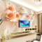 Fototapete Luxusvilla Tv Hintergrund 3D Tapete Wand Hot Pink Tapete Heimdekoration 3D Tapete Effekt Tv Sofa Die Fototapete Wandbild Wohnzimmer Schlafzimmer-350cm×256cm