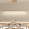 Mikeru 120cm Eschenholz Pendelleuchte, 10%-100% Dimmbar Runder Lampe aus Eschenholz LED Pendelleuchten Höhenverstellbar mit Speicherfunktion 3000K/4500K/6500K für Wohnzimmer, Büro