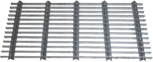 GUILLOUARD Grille Gratte-Pieds en Acier galvanisé 40 x 80 cm