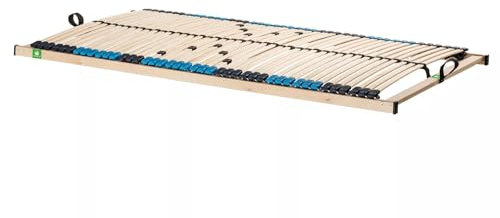 verapur Duo Lattenrost 90 x 200 cm I aus Birkenholz I mit 28 Federholzleisten I für alle Matratzen geeignet I verstellbare Härteregulierung I Selbstmontage