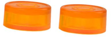 Vaguelly 2pcs Orange Volume Knobs for Electric Guitar Effect Pedals Guitar Volume Knob Accessories Replacement for Old Dirty Control Easy to Install