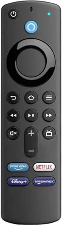 Voice Remote Control Use For Amazon Alexa Fire TV Stick 3Nd Gen Fire TV Cube Fire TV Stick Lite 4K Smart Home Controller(Amazon-Music)