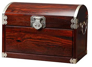ZCCZJS Schmuckschachtel Chinese Retro Aufbewahrungsbox Ringohrring Halskette Armband Uhr Kleiner Schmuckstaierbox Schmuckschatulle