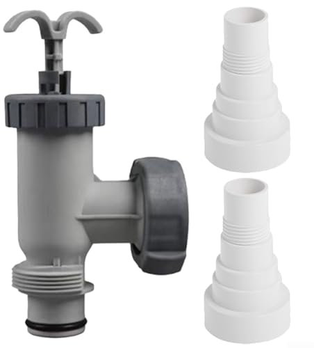Filtration de piscine facile à grande valve à piston et kit de tuyau de filtre flexible 4550 compatible avec plusieurs pompes