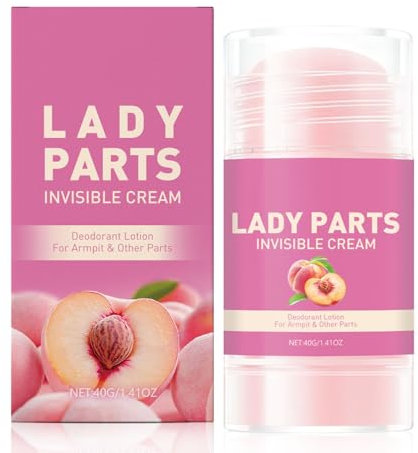 Lady Parts Anti Deodorant Stick - Anti Chafing Balm Stick for Women - Intimate Deodorant for Underarms, Bikini Line & Inner Thighs - Anti Sweat & Odour Protection for Sensitive Skin - 40g