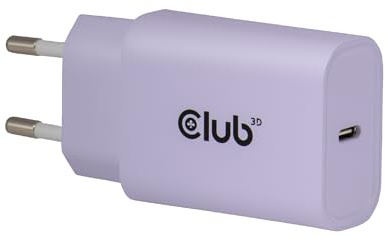 Club3D CAC-3025 USB-C® Ladegerät 30 Watt 2 Stück Lila