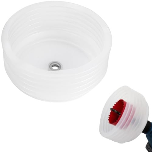 Accessori per seghe a tazza, raccoglitore per polvere, ciotola per cenere, trapano, antipolvere, raccogli polvere per trapano, per apribottiglie a foro da 0,63 – 4,92 pollici