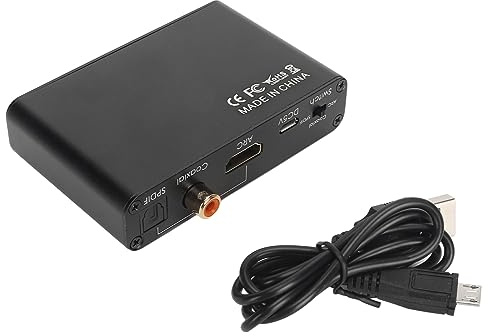 ANGGREK ARC Sound Extractor HD -Konverter Digitaler Analoge Adapter mit Optisch Koaxialer 3,5 -mm -Ausgabe für Home Cinema TV ARC
