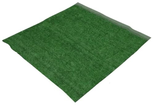 FJOADNVM Rasenteppich Outdoor Kunstrasen-Teppich, grün, gefälschte synthetische Gartenlandschaft, Rasenmatte, Rasen, grüne Grasmatte, Teppich, DIY, Mikrolandschaft(100x100CM)