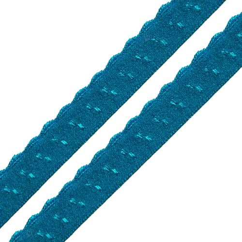 Wäschegummi 10% Elasthan Faltgummi Ziergummi 10mm Dessous-Gummi Falzgummi Bogenkante ab 1m elastisches Einfassband