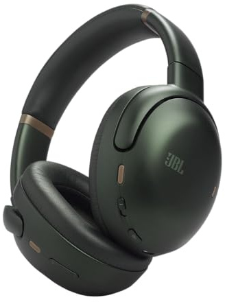JBL Tour One M3 Cuffie Wireless Over-Ear Bluetooth con Cancellazione Adattativa del Rumore, 70 Ore di Autonomia, Confortevoli, Suono JBL Spatial 360 con Head Tracking, Compatibili USB-C, Verde