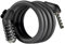 MSKAY Anti-Theft Bike Lock Cable, Passwort Security Bike Lock, Basic Self Coiling Rückstellende Kombi Cable Bike Schlösser mit kostenlosem Halterung, 3.9/5,9 Füße, 4 Farben, Black, 1.2m